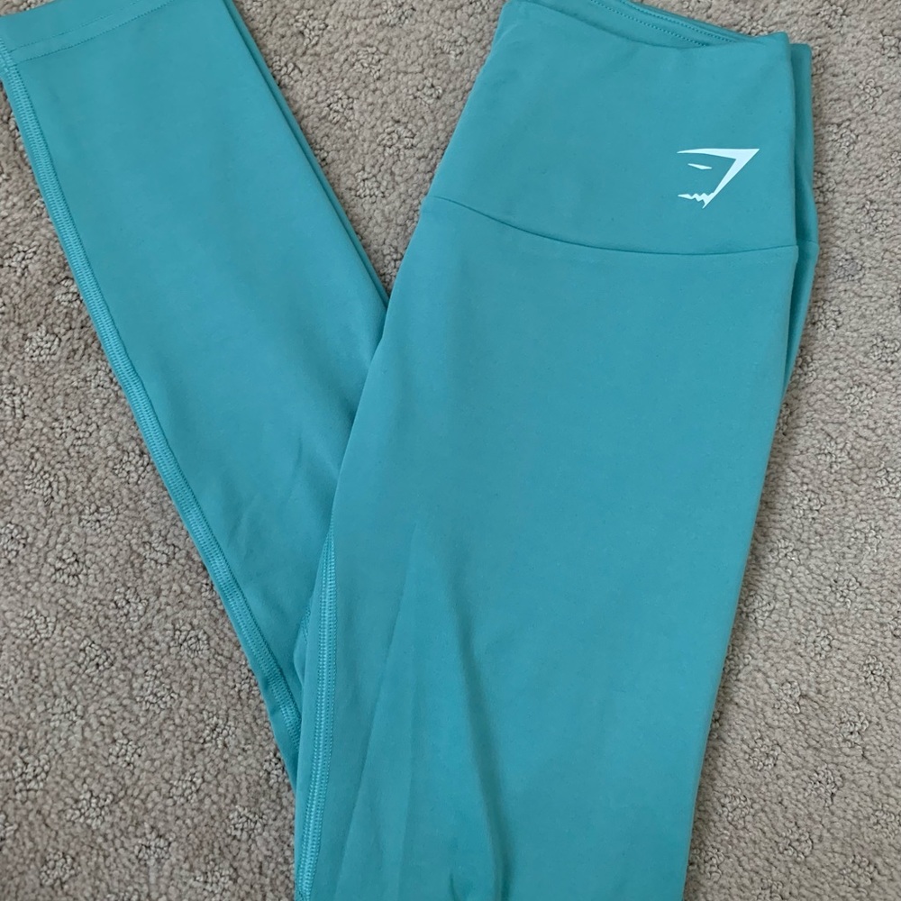 teal gymshark leggings